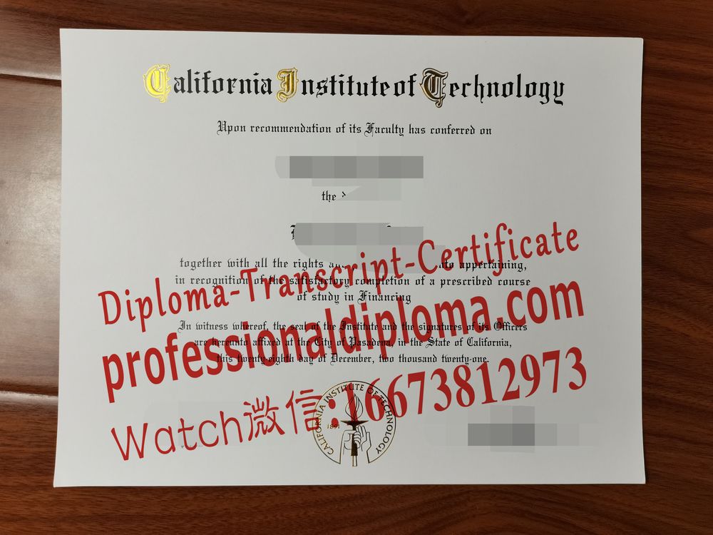 办理购买加州理工学院文凭毕业证